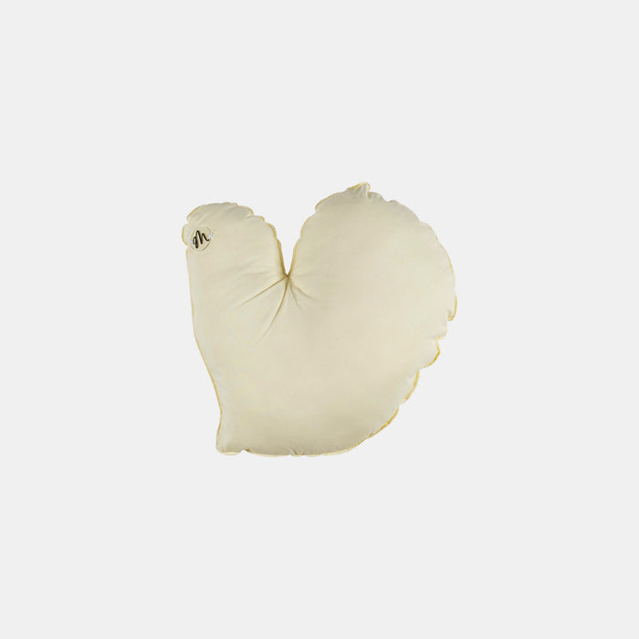 Handmade heart-shaped cushion
