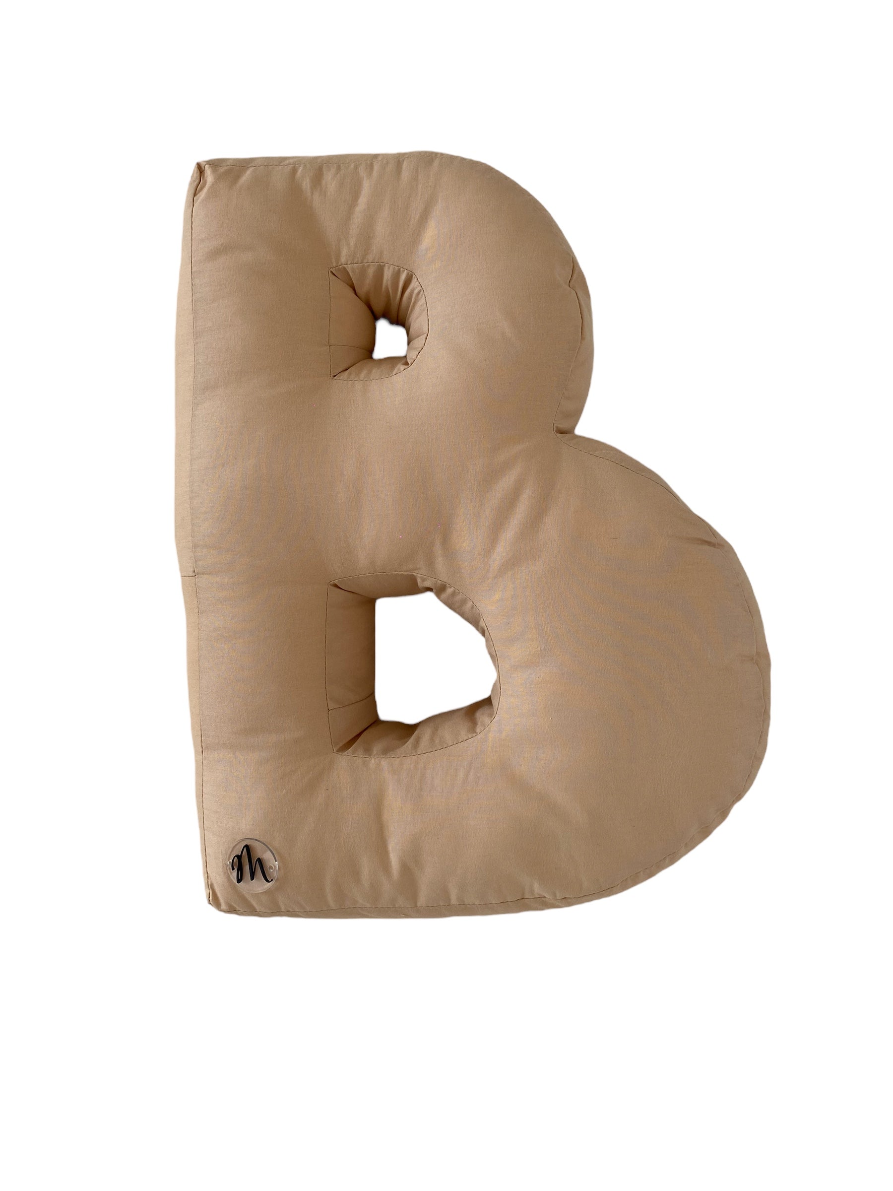 Cuscino a forma di lettere fatto a mano