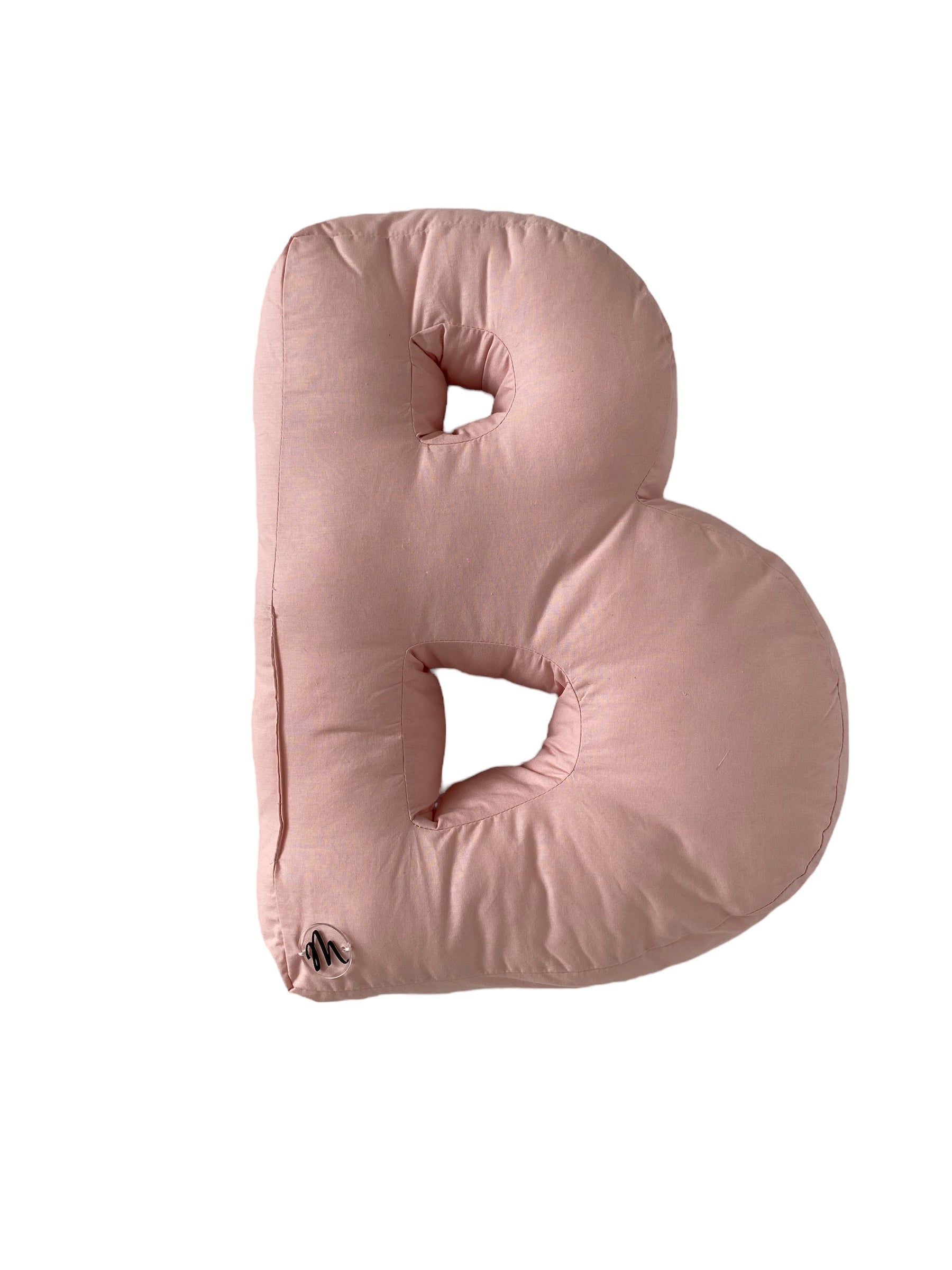 Cuscino a forma di lettere fatto a mano