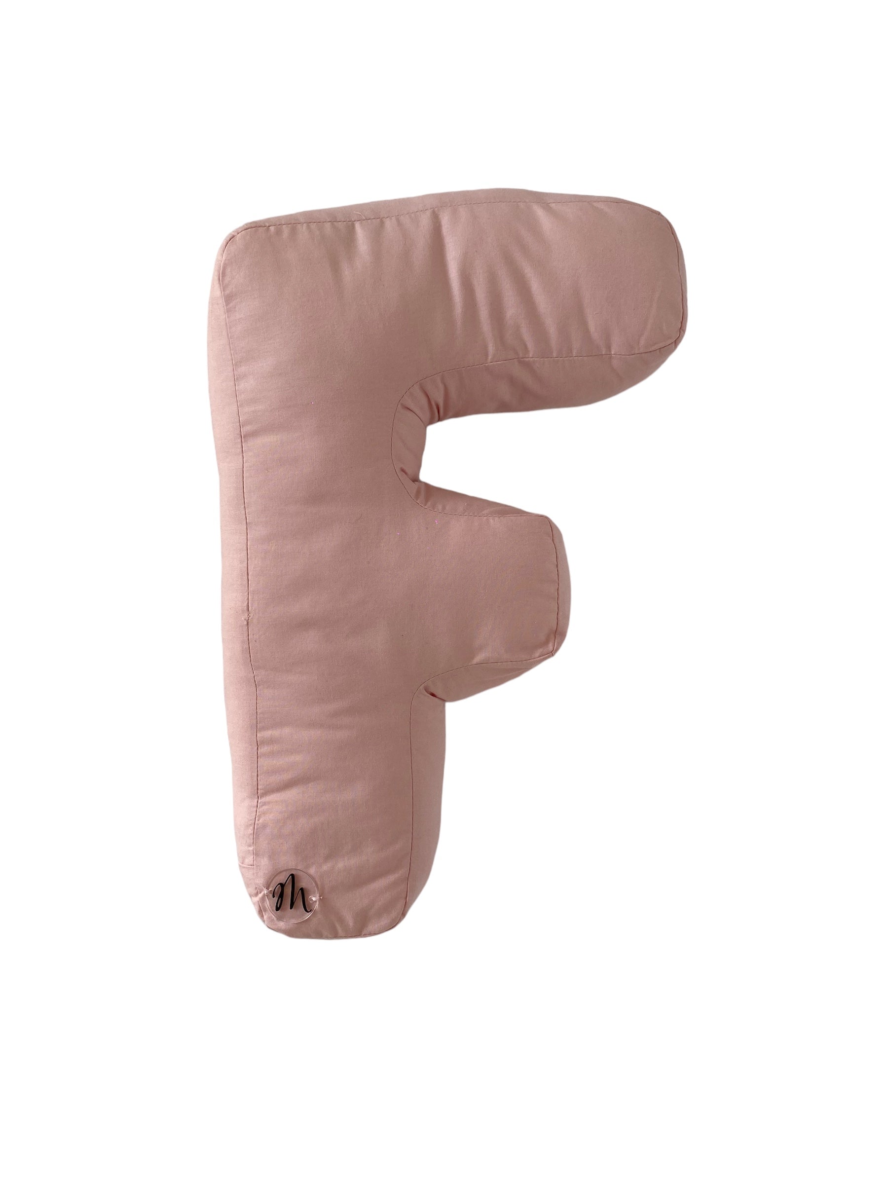 Cuscino a forma di lettere fatto a mano