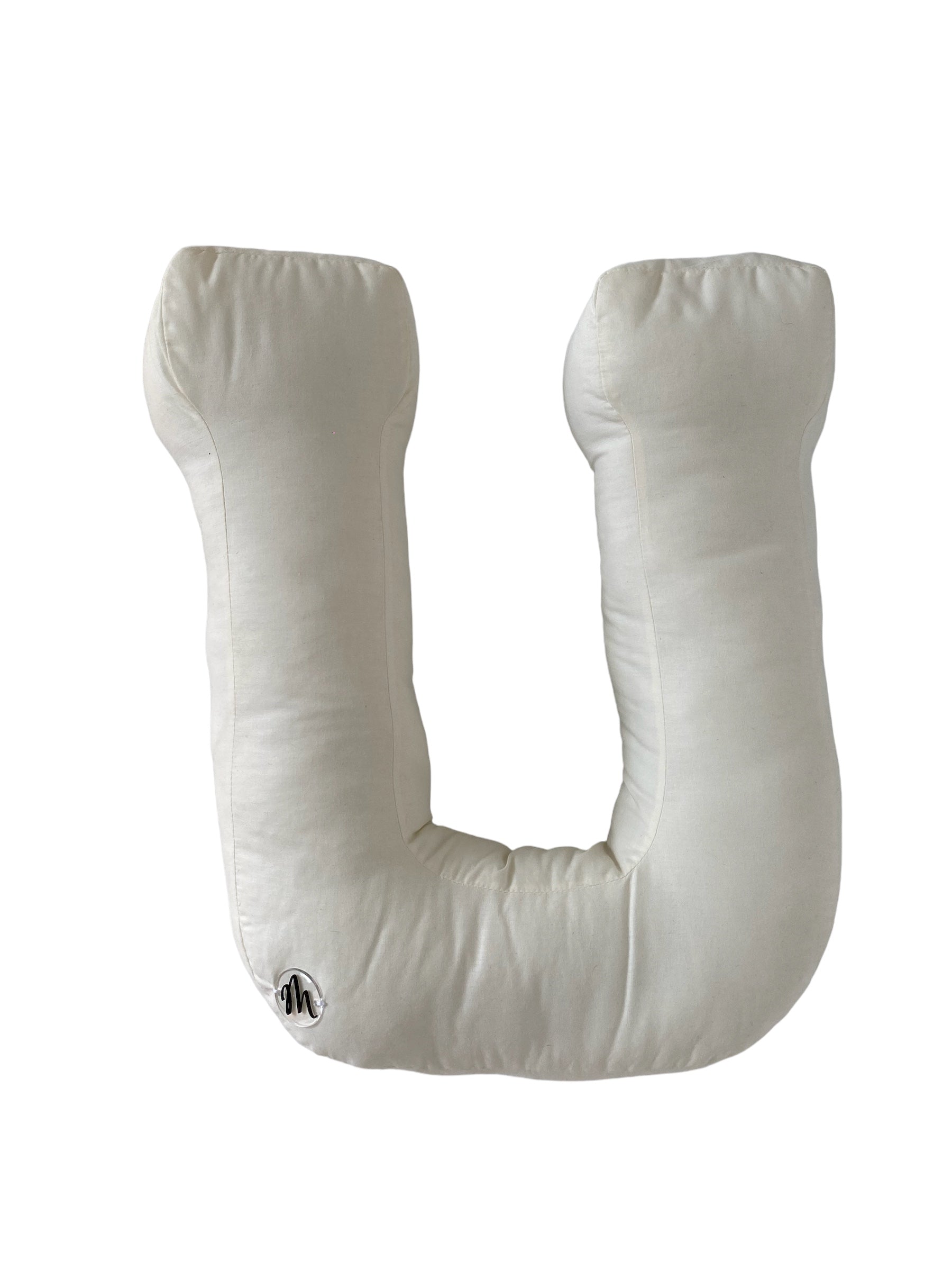 Cuscino a forma di lettere fatto a mano