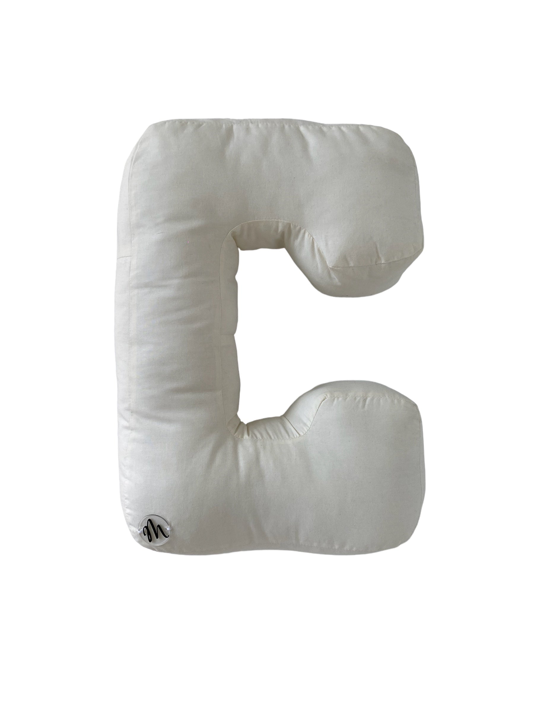 Cuscino a forma di lettere fatto a mano