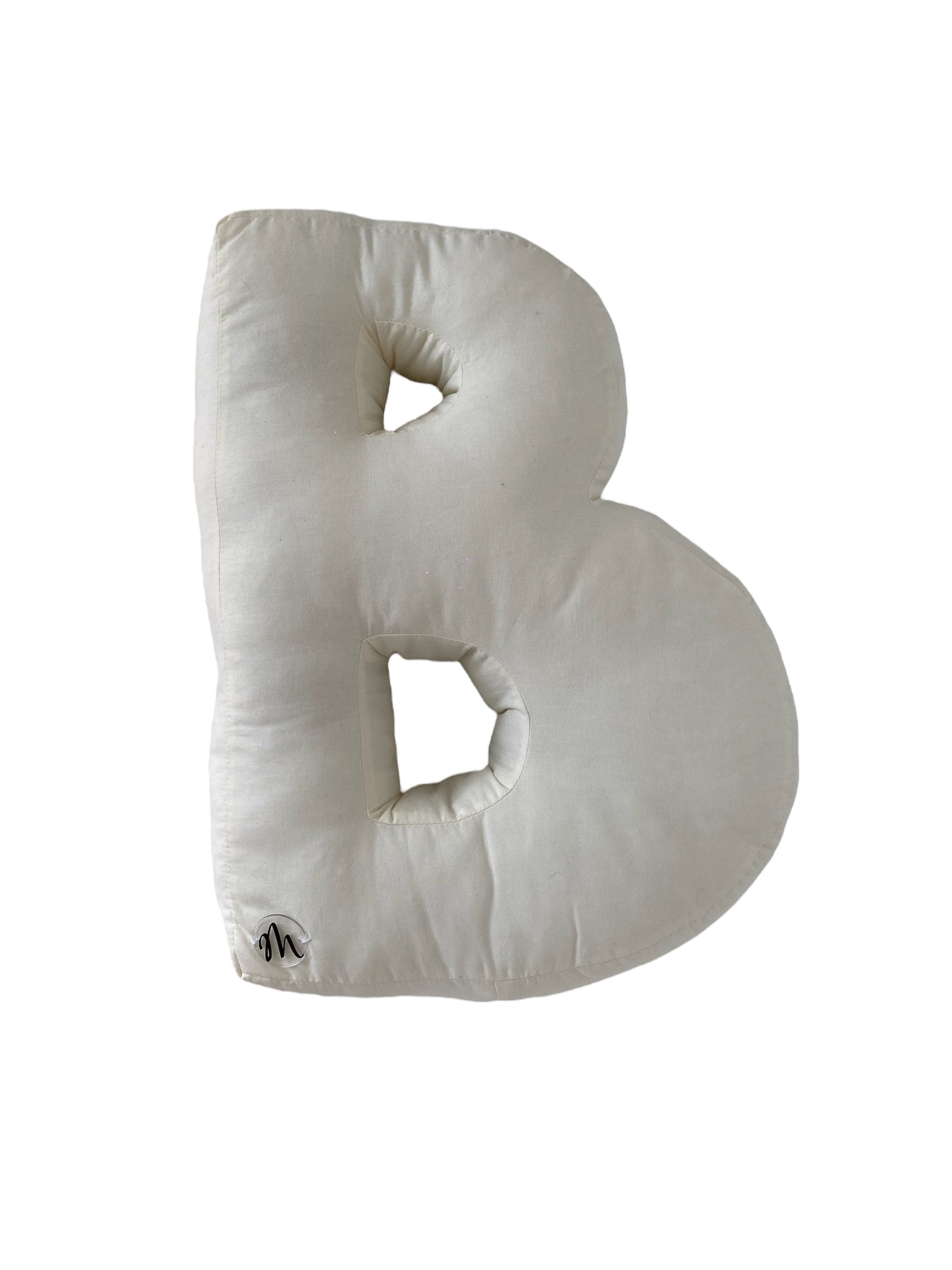 Cuscino a forma di lettere fatto a mano