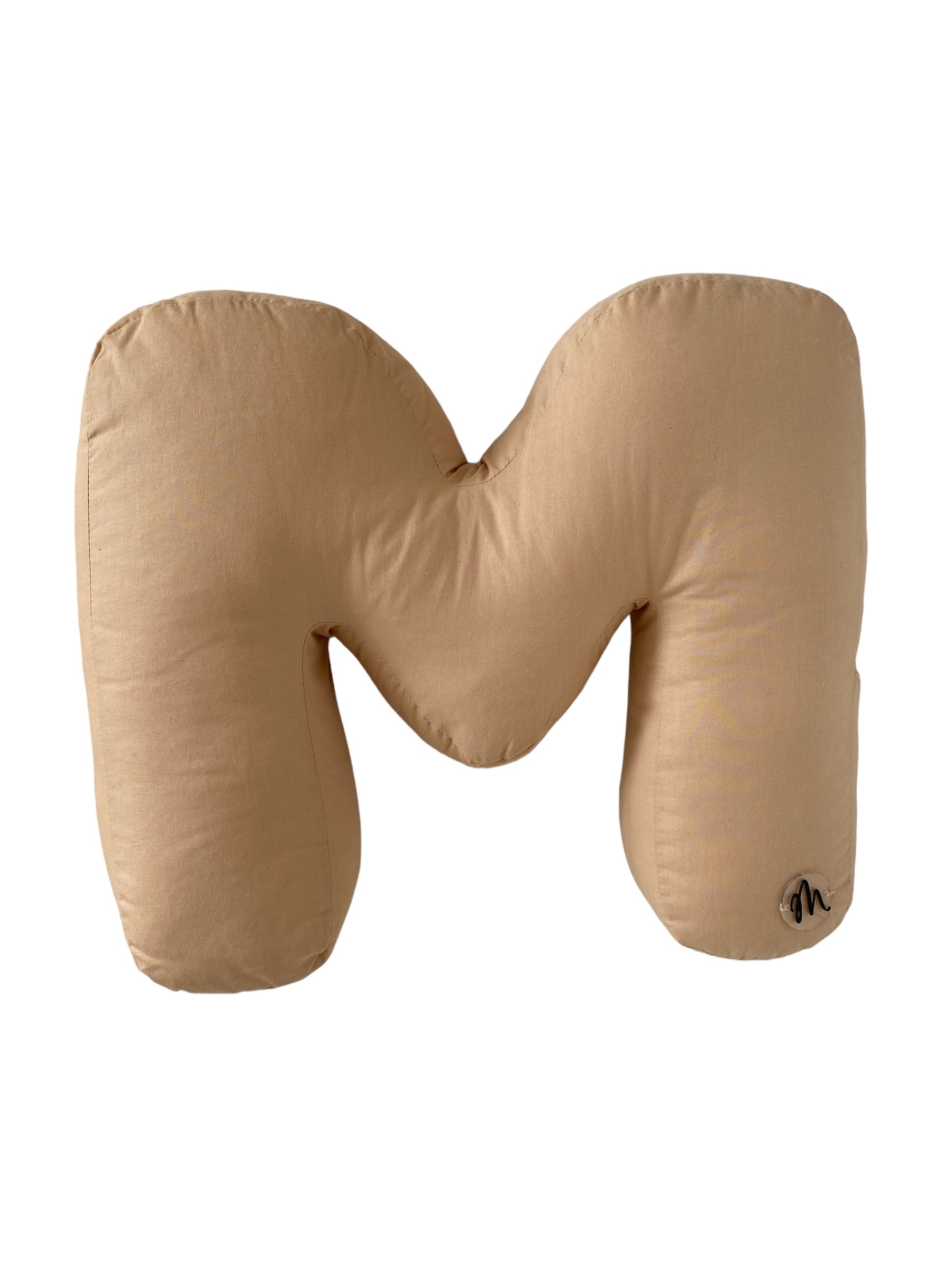 Cuscino a forma di lettere fatto a mano