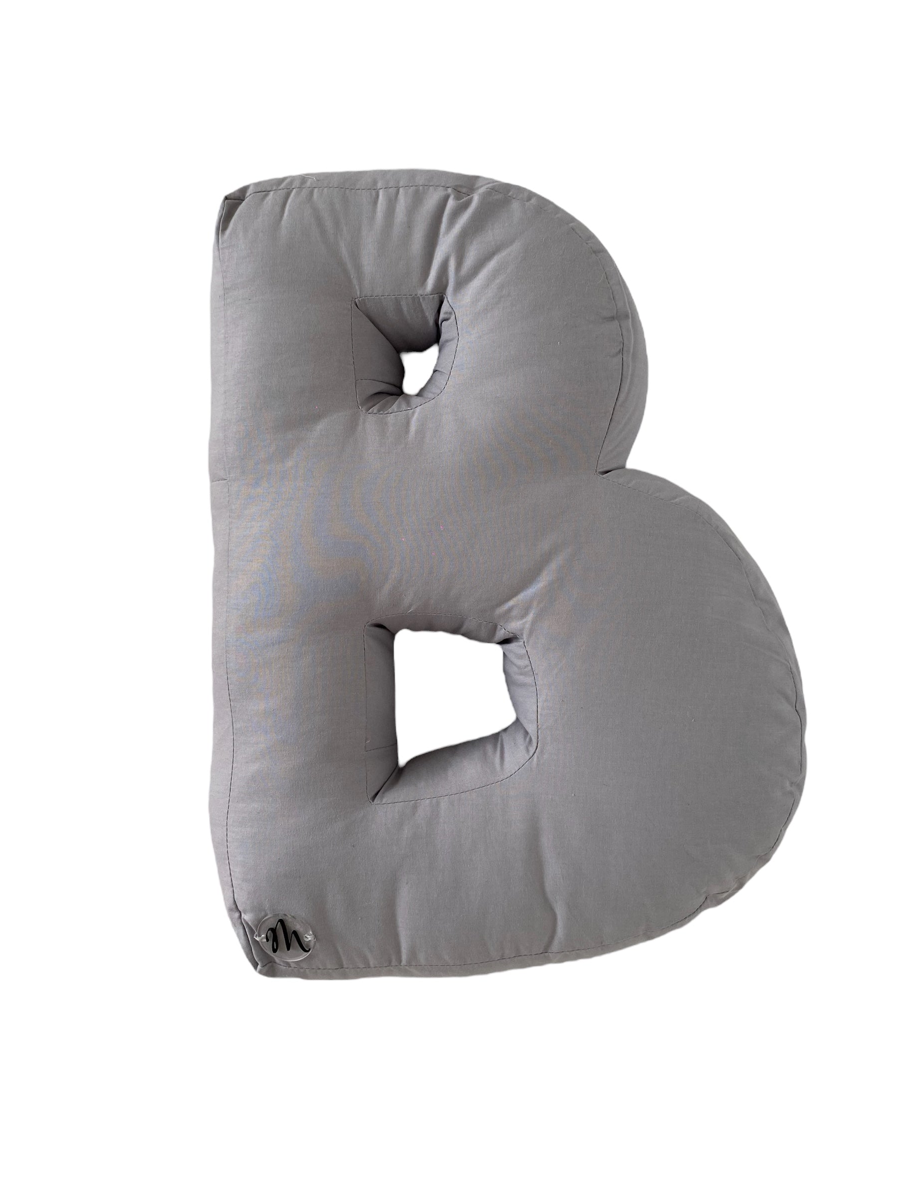 Cuscino a forma di lettere fatto a mano