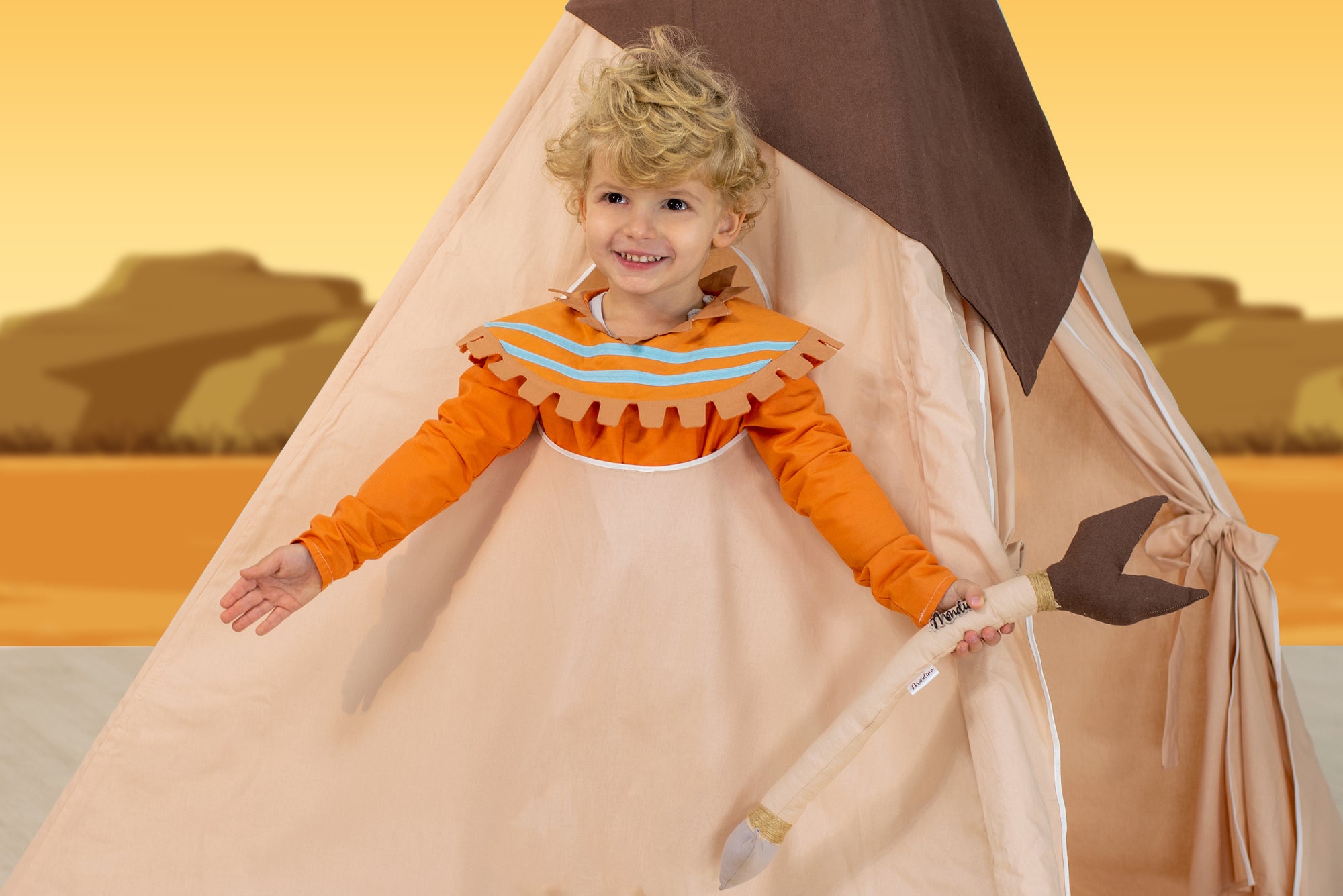 Native American Style Children's Teepee Tent