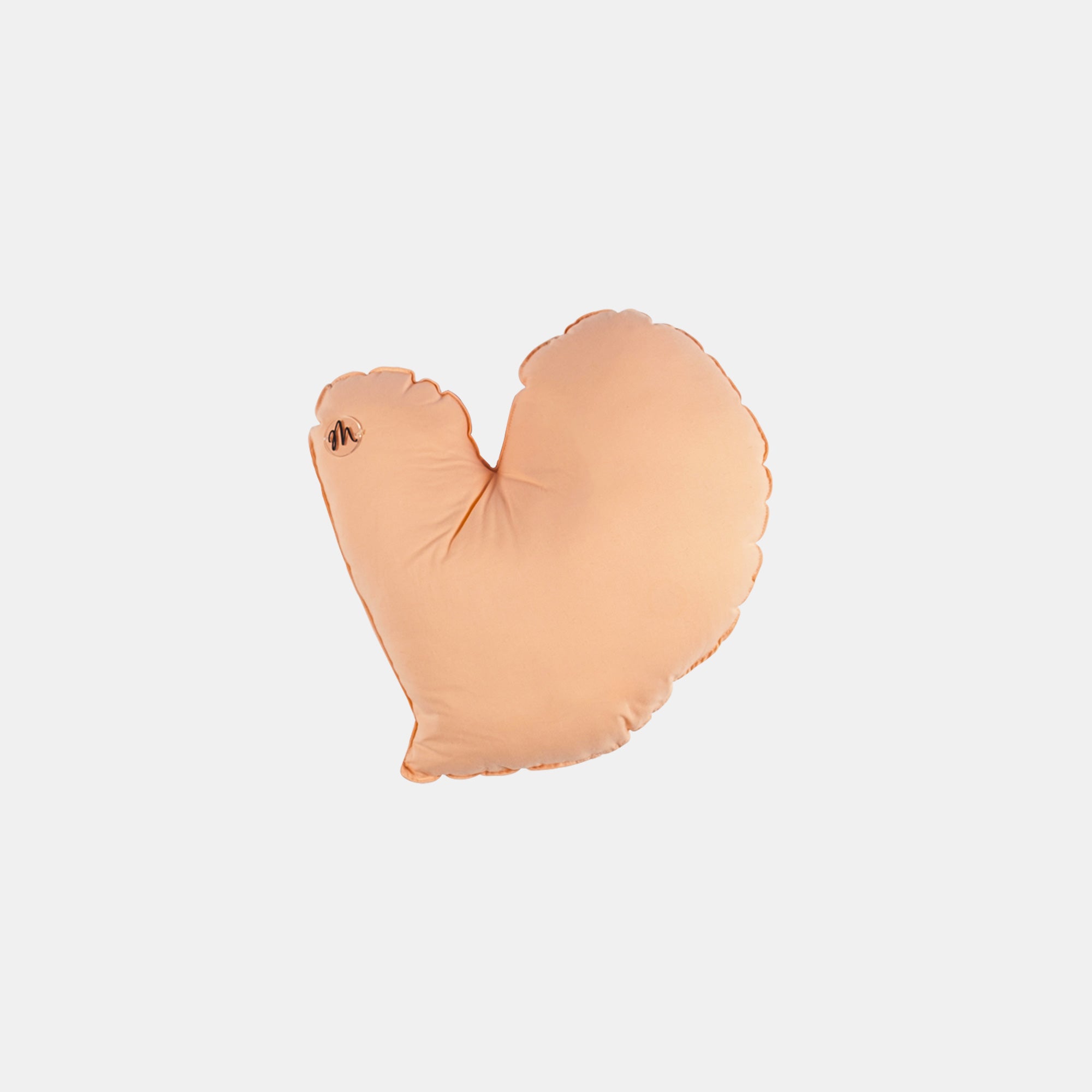Handmade heart-shaped cushion
