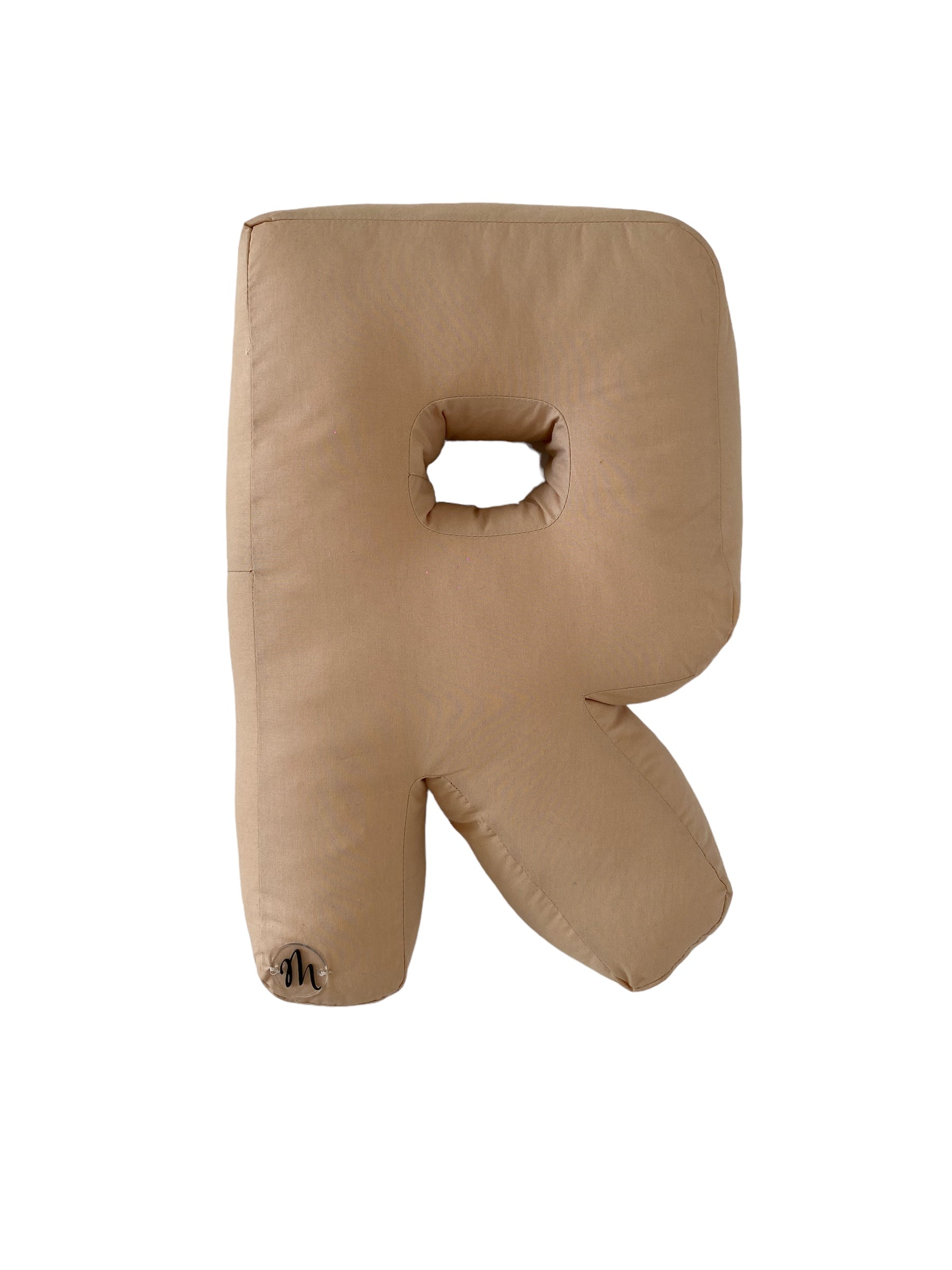 Handmade letter cushion